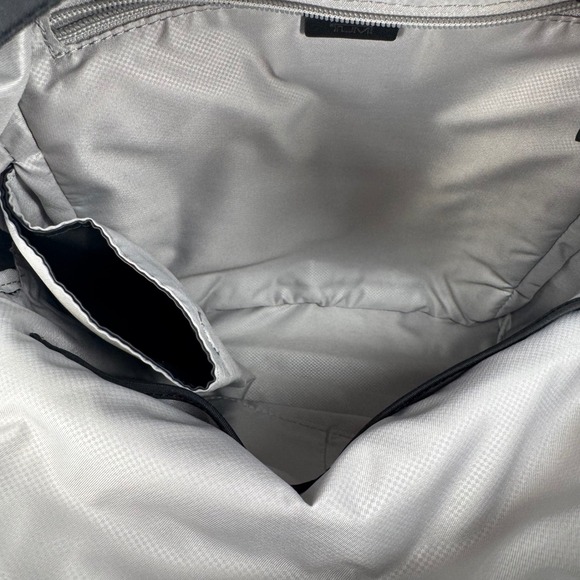 TUMI Voyageur Denver Black Nylon Backpack & TUMI Alpha ID Leather Wallet Set - Picture 7 of 16